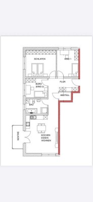 Schöne 4 Zimmer Wohnung mit Balkon in Ergoldsbach
