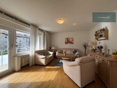 voll möblierte 3,5-Zimmer Ferienwohnung mit Bergblick an der schönen Loisach in ruhiger Ortsrandlage