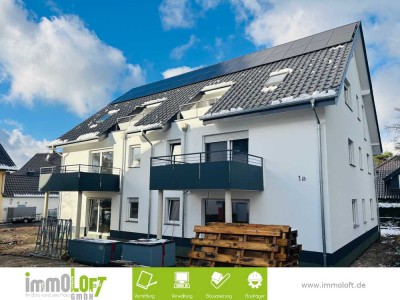 **NEUBAU**ERSTBEZUG**3-Zimmer-EG-Wohnung mit Garten + EBK**WBS erforderlich**