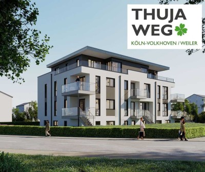 Neubau Erstbezug 2-Raum-Wohnung mit gehobener Innenausstattung mit Balkon in Köln Volkhoven/Weiler