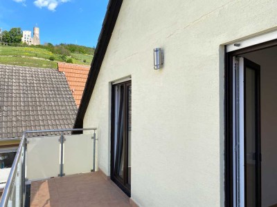 Dachgeschosswohnung im Herzen Schriesheims mit Strahlenburg Blick