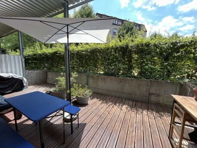 2-Raum-Terrassenwohnung mit Einbauküche in Stuttgart Süd / Heslach