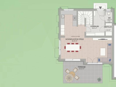 1220, Franz-Loidl-Straße, 75 m Luftlinie zur Alten Donau, 500 m zur U1, Doppelhaus