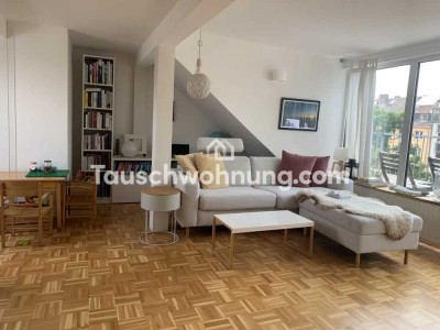 Tauschwohnung: Helle Maisonette Wohnung in Sülz gegen Haus im Grünen