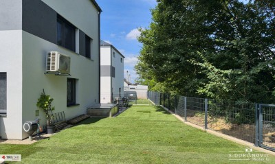 • NEU! • ZIEGELMASSIV • 12 REIHENHÄUSER • 2 PKW-STELLPLÄTZE PRO HAUS • GARTEN &amp; TERRASSE • BELAGSFERTIG • FISCHAMEND •