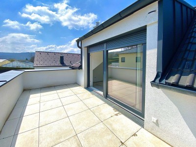 Einfamilienhaus + Doppelhaus I ca. 15 Min. nach Wien I Garten, Balkon und Terrasse I Garage + KFZ-Stellplatz I Luftwärmepumpe, Fußbodenheizung,... I 6 Zimmer machbar