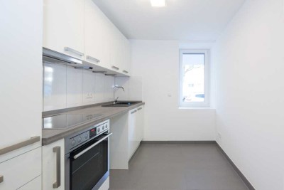 Appartement (1 Zimmer möbliert) mit schöner überdachter Terrasse - Tageslichtbad - Küche