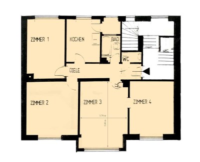 Freundliche und gepflegte 4-Zimmer-Wohnung mit gehobener Innenausstattung in Pforzheim