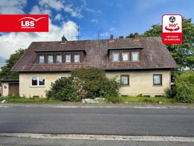 Kapitalanlage Doppelhaus: 113,7m² + 128,4m² Wfl., 3 Garagen und Garten