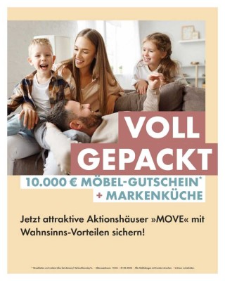 Unsere Aktionshäuser MOVE 1 bis MOVE 8 , Alle Vollgepackt mit Inklusive Leistungen