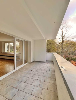 Exklusive Wohnung mit Parkblick | ca. 95 m² | Balkon | Einbauküche | Saniert