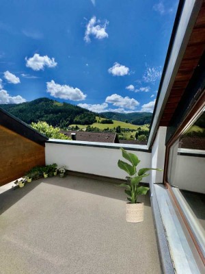 2,5 Zimmer mit 3 Balkone - Baiersbronn