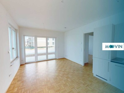 Moderne 2-Zimmer-Neubauwohnung mit TERRASSE und EBK im Wohnquartier ELISA