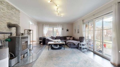 Lichtdurchflutetes Einfamilienhaus mit beeindruckendem Bergblick und traumhaftem Garten