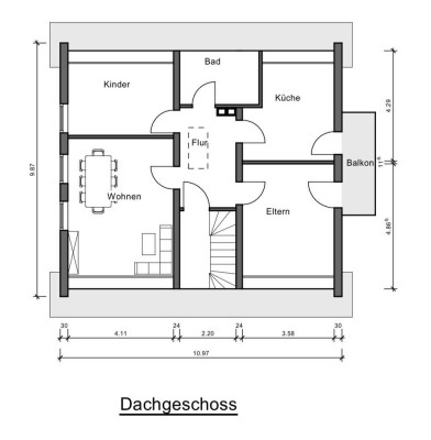 Erstbezug nach Sanierung mit Balkon: schöne 3-Zimmer-Wohnung in Kreuztal