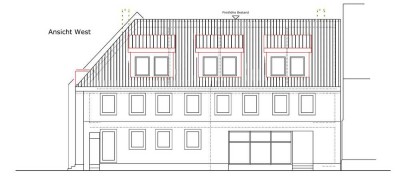 4 Zimmer-Wohnung und Dachgeschoss mit Baugenehmigung: 128  m² Loft-Potenzial