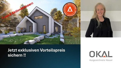 AKTION !!! MODERNES WOHNEN MIT STIL UND KOMFORT - Malervorbereitet inkl. Grundstück