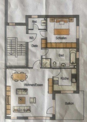 2-Zimmer-Komfortwohnung in Ettlingen-Spessart