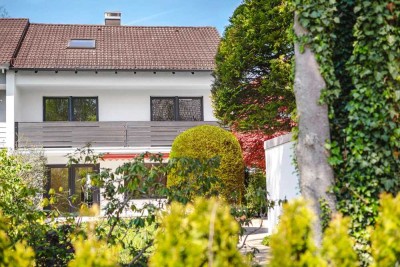 Zuhause in Pullach. Großzügige Haushälfte in absolut ruhiger Lage.