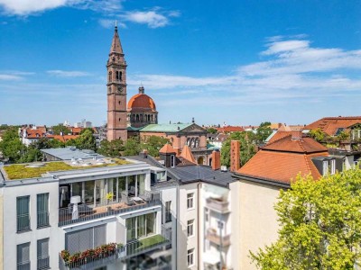 Wunderschönes Penthouse in traumhafter Lage von Schwabing
