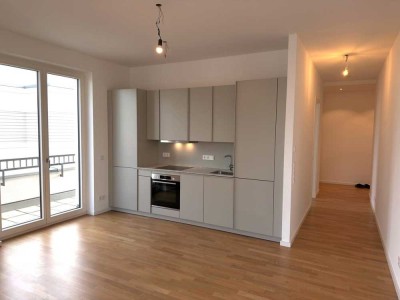 Endetage mit Dachterrasse im Erstbezug