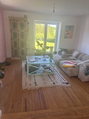 Stilvolle 3,5-Raum-Erdgeschosswohnung mit gehobener Innenausstattung mit Balkon in Sankt Wendel