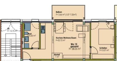 Moderne 2-Zimmer Wohnung in Kaiserslautern