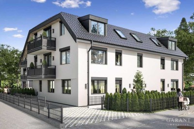 Fast bezugsbereit: Ca. 180 qm Süd-Garten - Neubau-Maisonettewohnung mit Smarthomesystem!