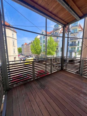 Familienoase I top Lage - Gohlis Mitte I saniert I 2 Balkone I 2 Bäder I Einbauküche I Aufzug