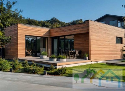 Kleiner Wohnen im Einklang mit der Natur mit neuen Doppelhaus in 4 Tagen Einzugsfertig  in Pyrbaum