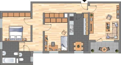 Demnächst frei! 3-Zimmer-Wohnung in Haßloch mit WBS!