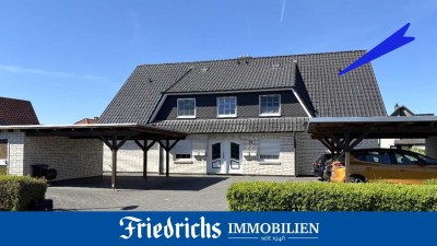 Freiwerdende 4 ZKB-Eigentumswohnung (1.OG u. DG) mit Südwestbalkon u. Carport in Bad Zwischenahn