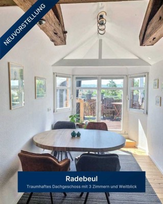 Traumhafte Dachgeschosswohnung mit Weitblick im Herzen Radebeuls