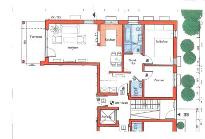 Neubau/Erstbezug! 3-Zi.-Wohnung mit Aufzug in bester Lage von Jügesheim