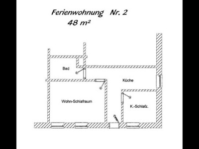 Exklusive, sanierte 2-Zimmer-Wohnung mit Einbauküche in Leipzig