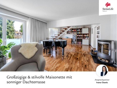 Großzügige &amp; stilvolle Maisonette mit sonniger Dachterrasse