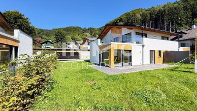 Großer Privatgarten &amp; lichtdurchflutete Räume – SEE.LEBEN Mondsee