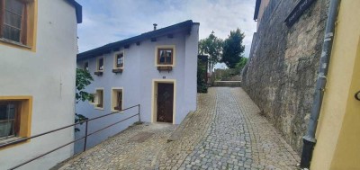 Historisches Altstadthaus am Fuße der Burg im Herzen der Stadt Burghausen