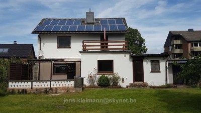 Hus an de Elv — Freistehendes Einfamilienhaus (121 m²) + 743 m² Garten, Elbnähe, Carport