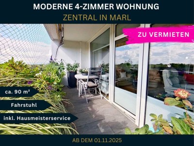 Einziehen & Ankommen: Moderne 4-Zimmer-Wohnung mit Loggia