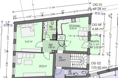 Helle 69m² Wohnung / Zentrale Lage/ 1. Etage