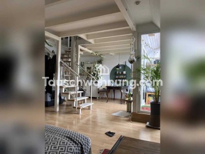 Tauschwohnung: Maisonette-Dachgeschosswohnung sucht Wohnung mit Garten