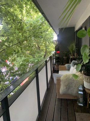 Moderne 2-Zimmer Wohnung im 2. OG mit Balkon in Stuttgart-Mitte