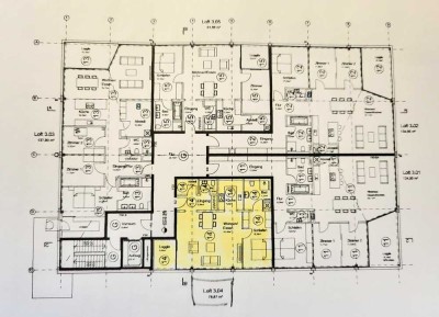 Exklusive 2-Zimmer Loft-Wohnung im 3. OG mit Balkon in Bühl