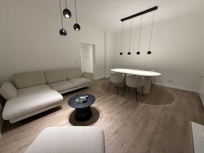 Erstbezug: 3-Zimmer-Architektenwohnung mit Balkon, voll möbliert