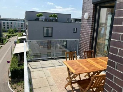 Moderne 3-Zimmer-Stadtwohnung mit Einbauküche und Dachterrasse!