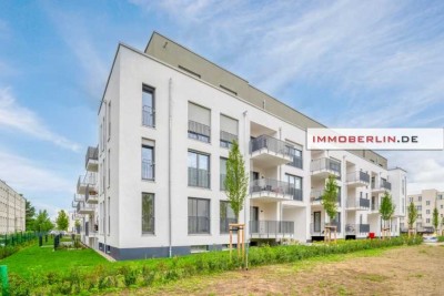 IMMOBERLIN.DE - Ersteinzug! Sehr sonnige Wohnung mit Südwestterrasse im beliebten Wohnpark