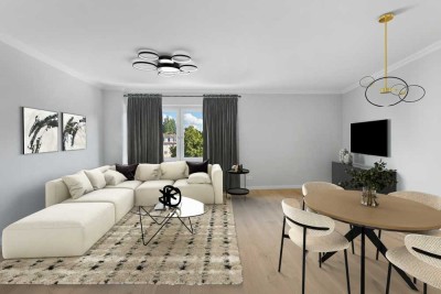 PROVISIONSFREI!  Hochwertig modernisierte 2-Zimmerwohnung in zentraler Lage