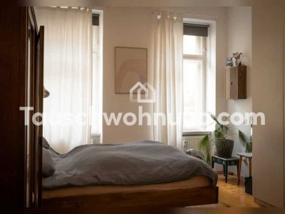 Tauschwohnung: 2-Zimmer Altbauwohnung , Dielen, Balkon, Superruhig