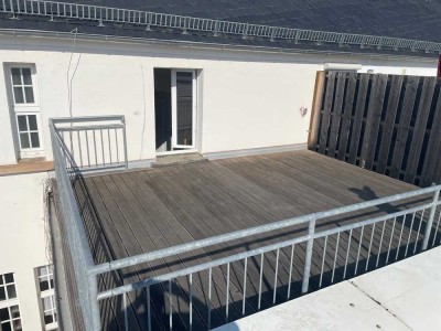 Ideal für Paare - 3  Zimmer-Wohnung mit großer Dachterrasse in Bad Nauheim